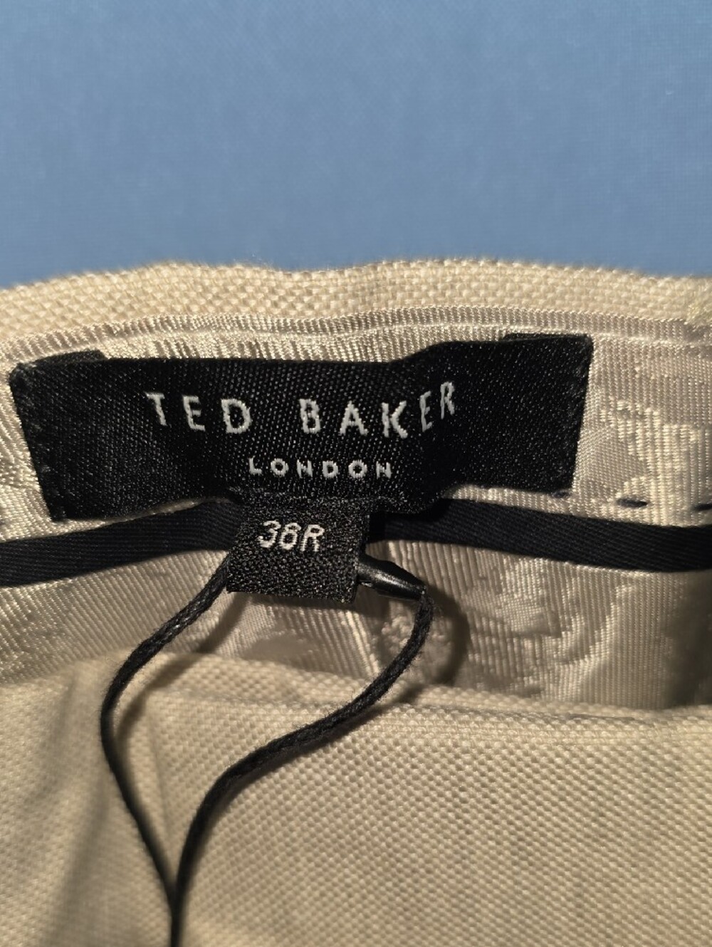 Ted Baker London 38 Men's Light Tan 100% Linen Chinos NEW Nordstrom